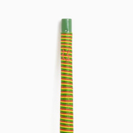 Rice broom with a bamboo pen, 30x80 cm, mix-6
