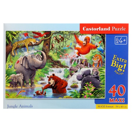 Maxi-Pazle "Animals of the Jungle", 40 elements-1