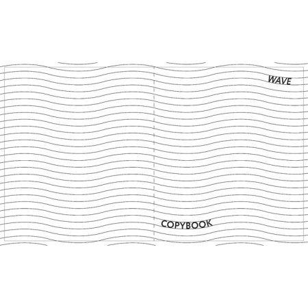 Notebook of 48 sheets in Calligrata Black and White cage, cover coated paper, block No. 2, whiteness 75% (gray sheets), mix-3
