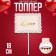 Topper "Love", rectangle with beads