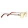 Computer glasses AF030 Premium relaxation, gold