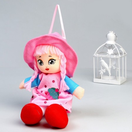 Doll "Ulyana", with a brooch, 20 cm-2