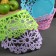 Vase for bread and fruits "Flowers", d = 22 cm, color mix