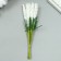 Decor for creativity "Ivan Tea" 1 bouquet = 10 white flowers 1.5x14 cm