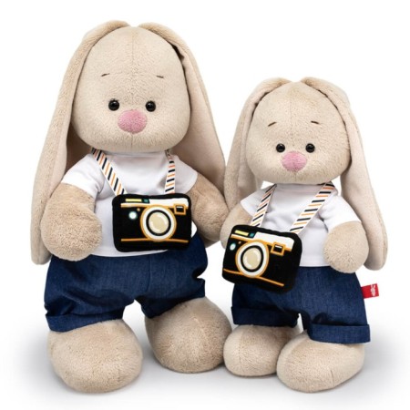 Soft toy "Bunny Mi", with a camera, 25 cm-5