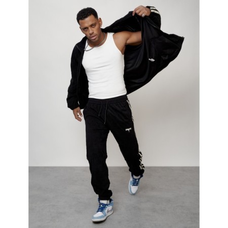 Sports suit men's, size 48, black color-16