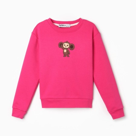 Sweatshirt Children's kaftan Cheburashka r. 34 (122-128 cm)-5