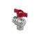 Balloon Aquasfera Euro 1008-01, 1/2 ", PN 40, internal thread, corner, butterfly