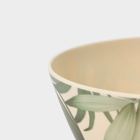 The plate is deep "Fern sheet", 700 ml, d = 15 × 6.8 cm-2