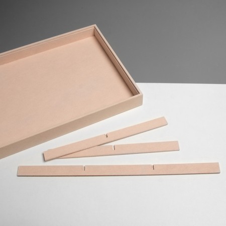 Decoration for decorations 6 cells, phlock, 35 × 24 × 3, beige color-3