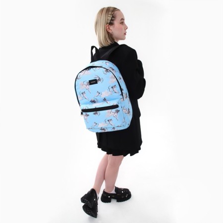 School textile “angels”, 42x14x28 cm, blue color-14