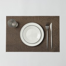 Serving napkin on the table “Knot”, 45 × 30 cm, brown color