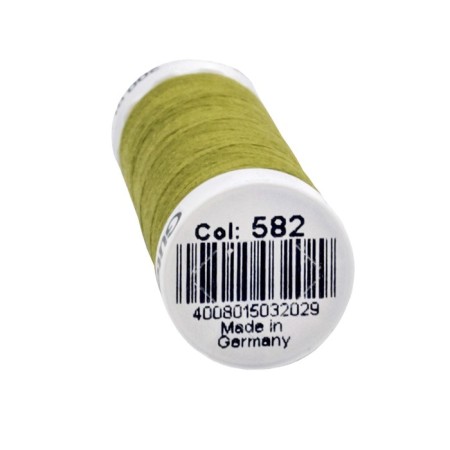SEW-HALL thread for all materials, 200 m, 748277 (582 Green mustard)-1