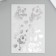 Stickers (stickers) "Panda" 10x15 cm, color silver, 5-324