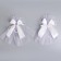 A set of bows for mirrors from tulle, 2 pcs, lilac