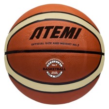 Basketball ball ATEMI, size 7, rubber, 12 panels, BB200N, district 75-78, glued