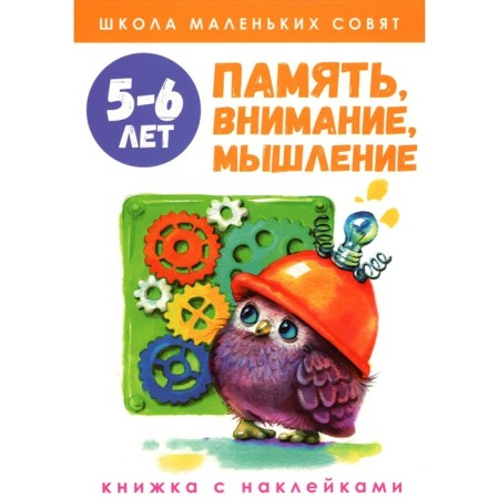 Memory, attention, thinking. A book with stickers. 5-6 years. Mavrina L.V.