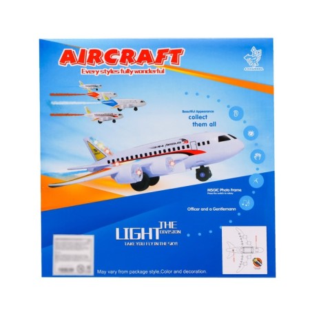 Liner aircraft, works on batteries, light and sound effects-5