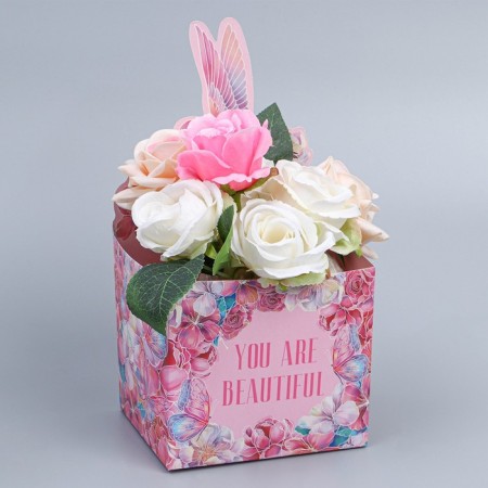 Boxes for Mini Bouquets "Hummingbird", 12 × 20 × 10 cm
