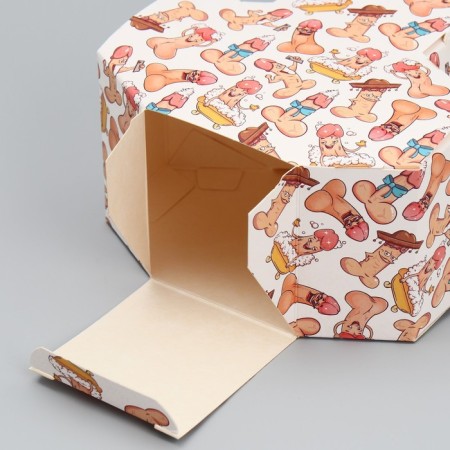 Box Gift team molding, packaging, “Funny guys”, 12 x 21x 7 cm-3