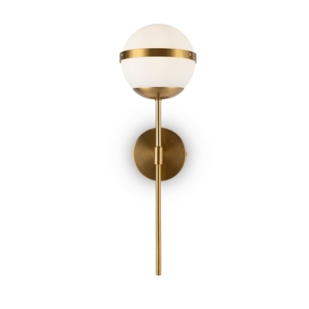 Wall lamp 60W, 1HE27, 42x13 cm, brass-6