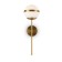 Wall lamp 60W, 1HE27, 42x13 cm, brass