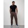 Cargo jeans men, size 56, brown color