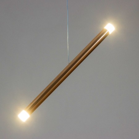 Suspension lamp "Balance" LED 6W 4000k gold 3x3x40-140cm