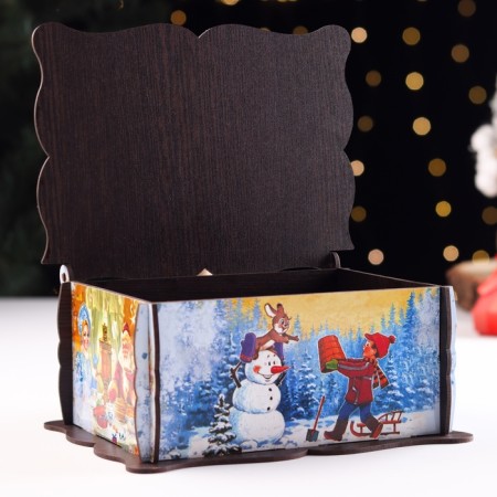 Casket "Troika", large, 20x15x9 cm-2