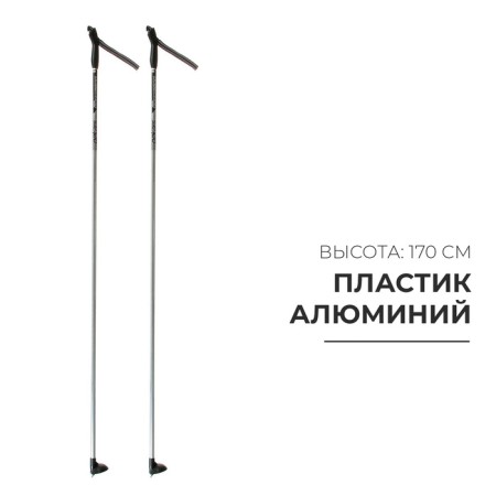 Snowline aluminum skiing, length 170 cm