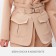 Women's jacket Minaku: Casual Collection Sand color, river 44