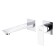 ABBER Weiss Insel AF8082W sink mixer, single -rose, built -in, white/chrome