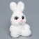 Soft toy "Bunny", white color