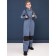 Semi-combinezone children, height 128 cm, dark gray color