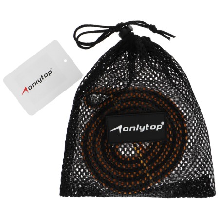 Espander Multifunctional ONLYTOP, 208x2.9x0.45 cm, 11-36 kg, orange/black color-11
