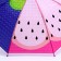 Children's umbrella p/at "Fruit print" d = 84 cm, r = 42 cm, 8 spokes, 68 × 10 × 8 cm