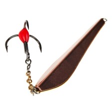 Vertical Winter Lucky John Double Blade with a chain and a tee, 6.5 cm GC blister