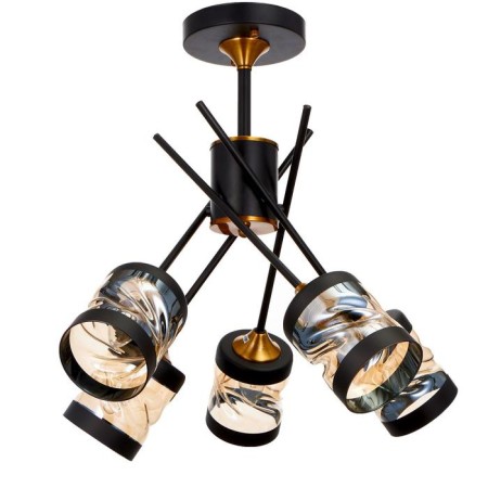 Chandelier 673115/5 E27 40W bronze-black 66x66x34.5 cm Bayerlux-3