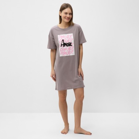 Night shirt female, lilac color, size 54-1