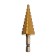 Drill step tundra, HSS, tin, hexagonal shank, 4 - 20 mm