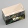 Box for 2 cupcake with a transparent cover, "February 23", 16 × 8 × 10 cm, confectionery packaging