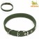 Brezant two -layer collar, 52 x 2 cm, khaki