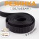 Rubber band is linen, in a rubber, 10 mm, 10 ± 1 m, black color