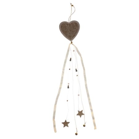 Decorative suspension "Heart", with backlight, 10.5 × 67 cm, gold-2
