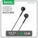 Hoco M55 headphones, wired, inserts, microphone, jack 3.5, 1.2 m, black