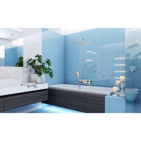 Lemark Atlantiss LM3225C bath mixer, single -leaf, tropical shower, built -in, chrome 9037-4
