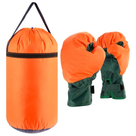 Boxing children's kit: gloves, pear d = 25 cm, h = 40 cm, mix color-1