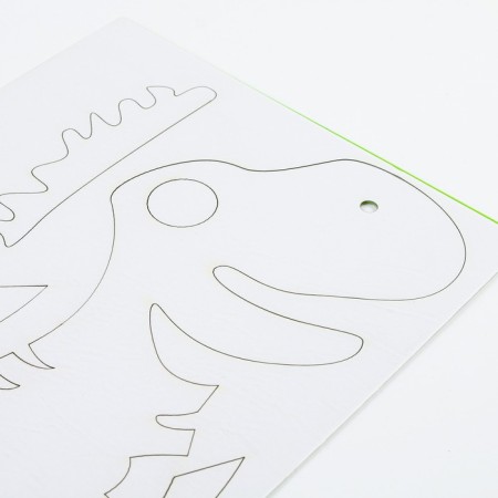 Interior stickers "dinosaurs", children's decor on the wall, panel 140 x 82 cm-3