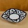Plate square groove 22cm