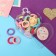 Hair gum "Little Heart" (set 30 pcs) pastel, 2 cm, mix